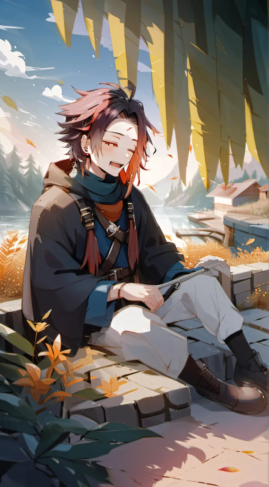 ai character: KNY:Training Arc background