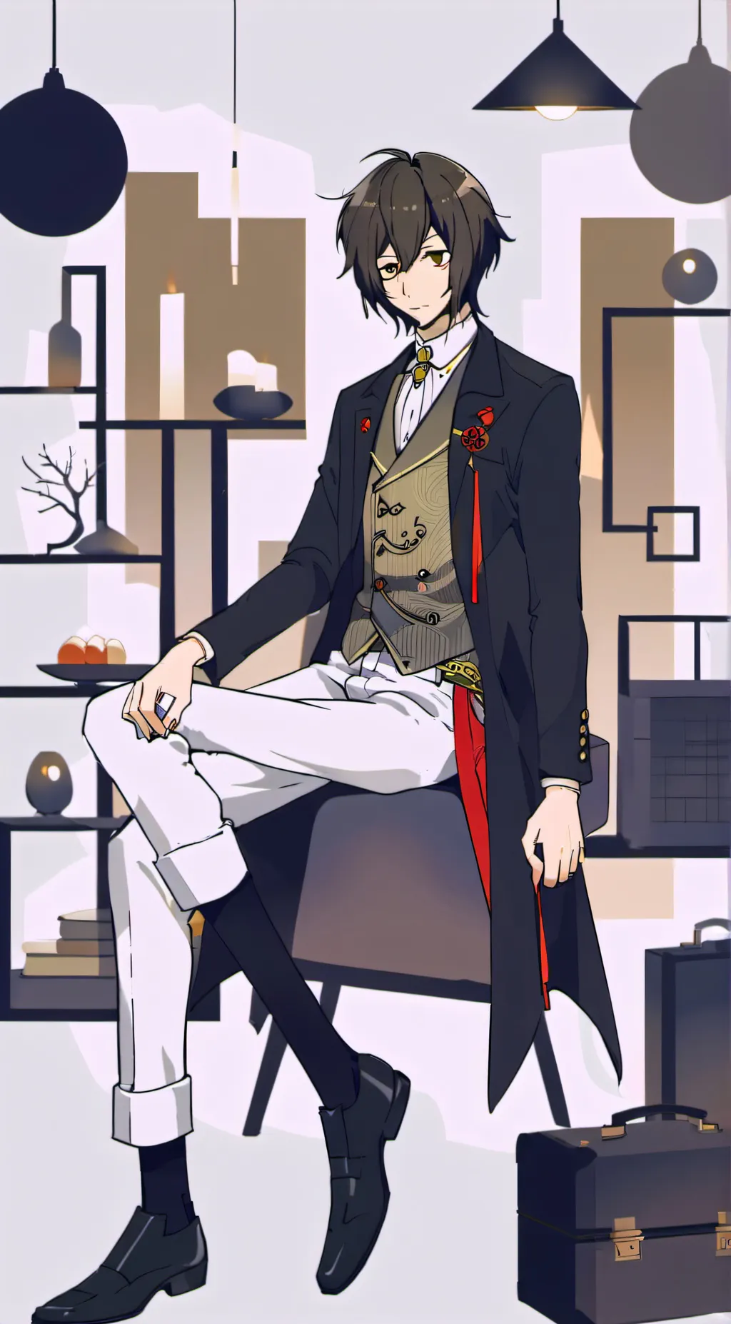 ai character: Dazai  background