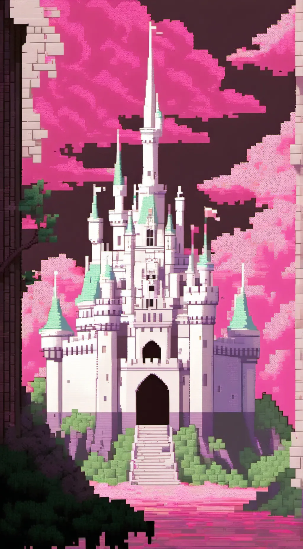 ai character: •~tetris kingdom~• background