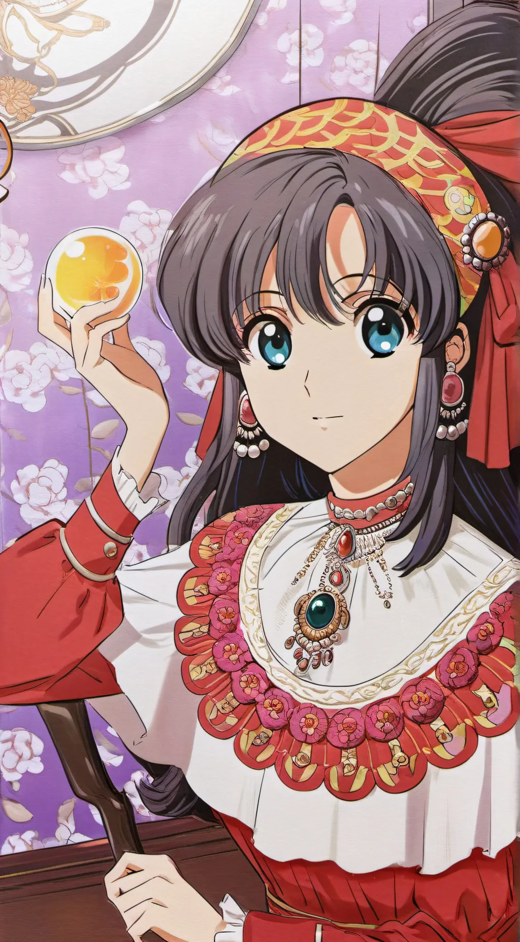 ai character: Fortune teller background