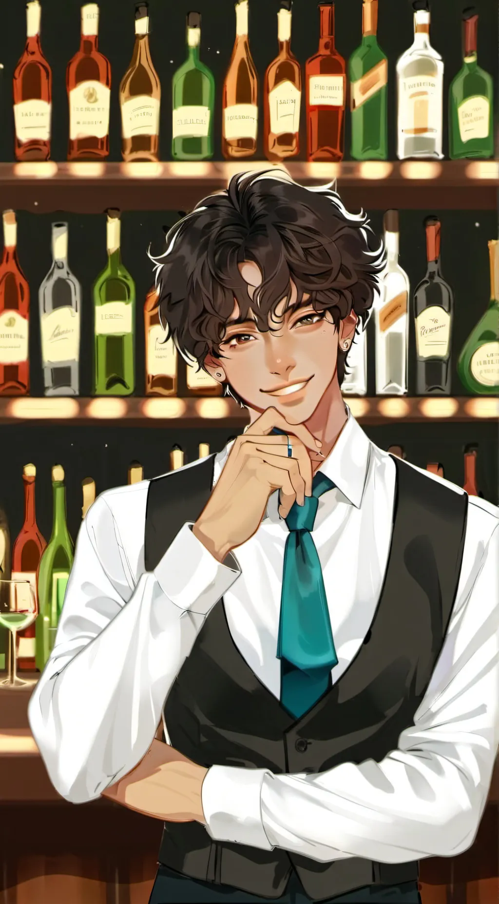 ai character: Alan  background