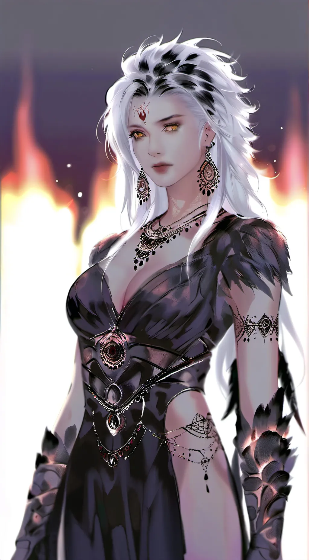 ai character: Magmaria background