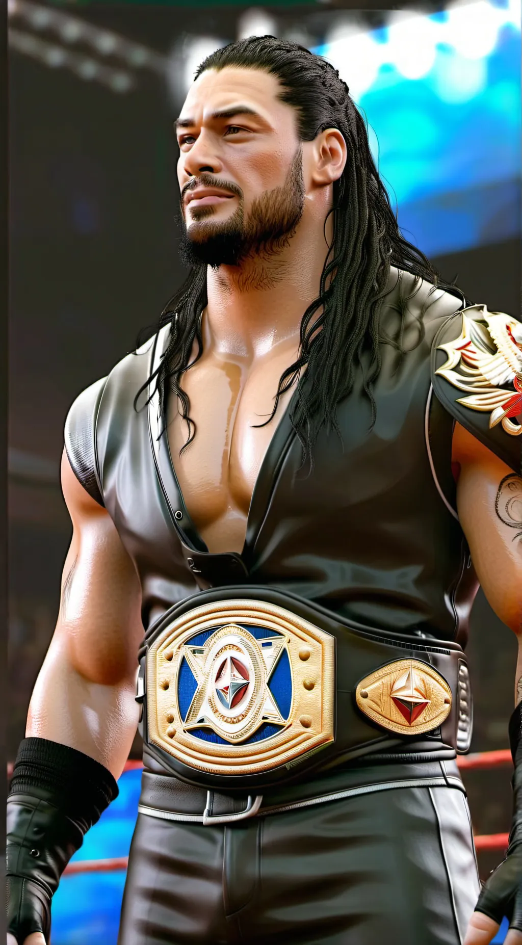 ai character: Roman reigns background