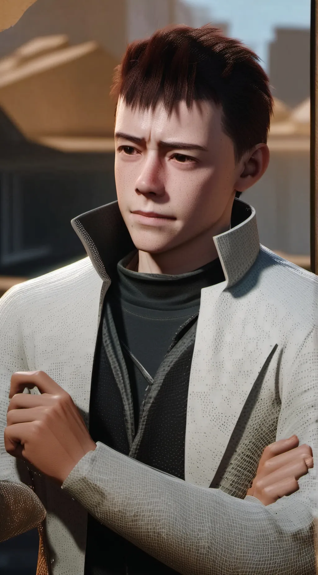 ai character: Finn Whitmen  background