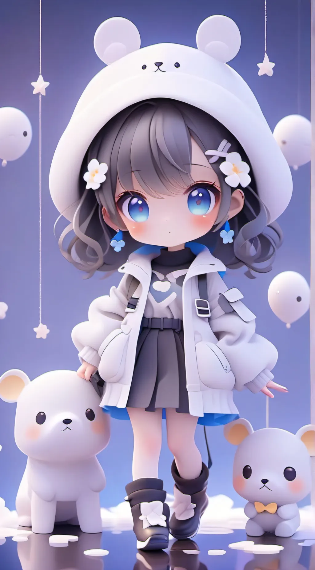 ai character: Kori background