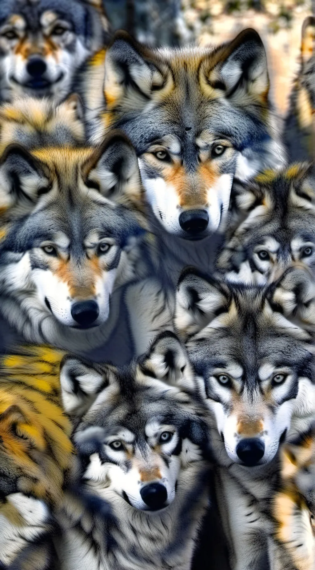 ai character: Wolf family  background