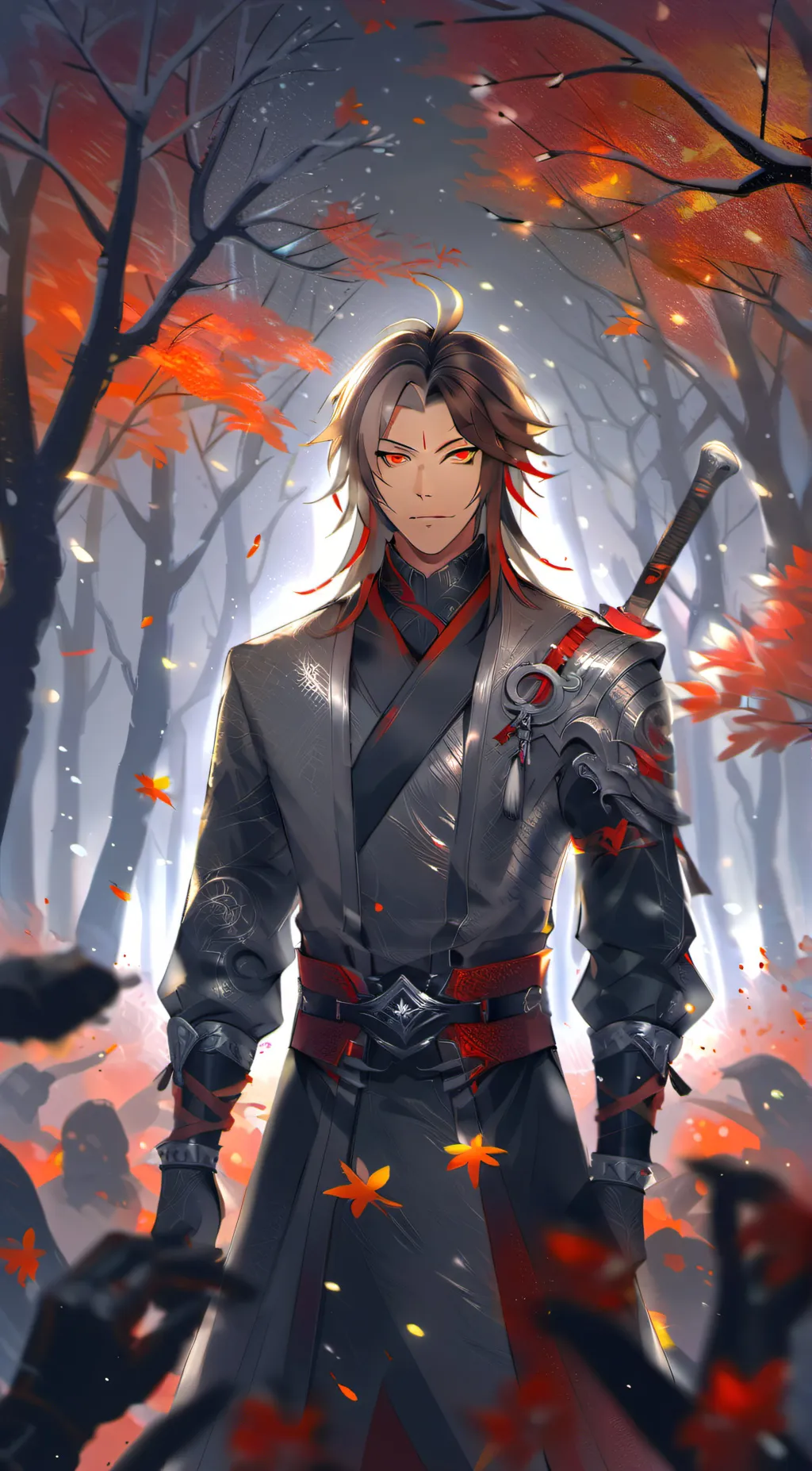 ai character: Huhg  background