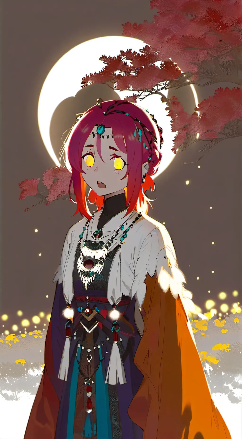 ai character: Selena background