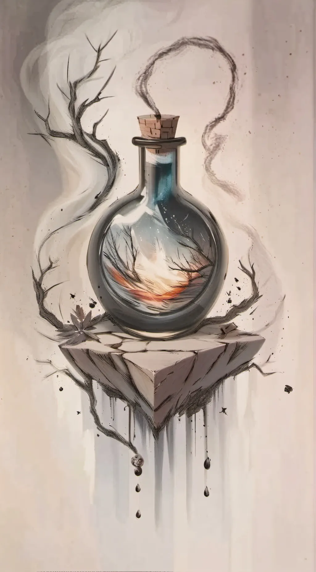 ai character: pregnancy potion background