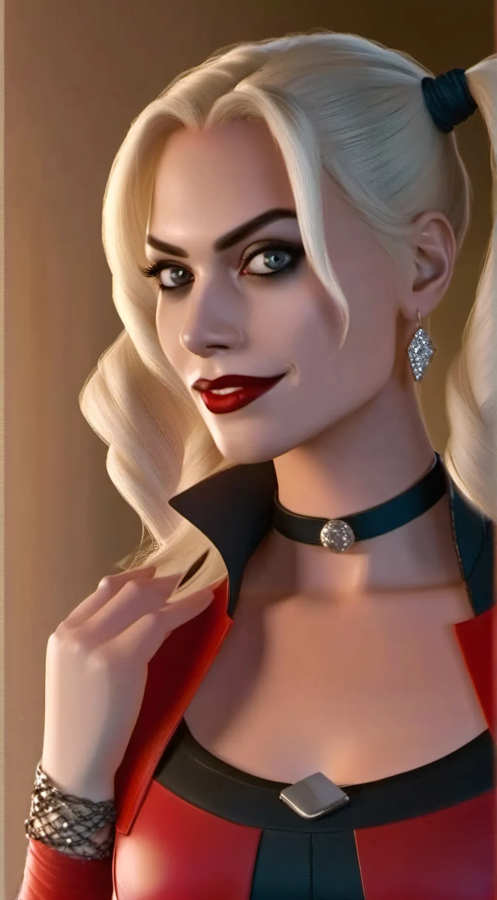 ai character: Harley Quinn  background