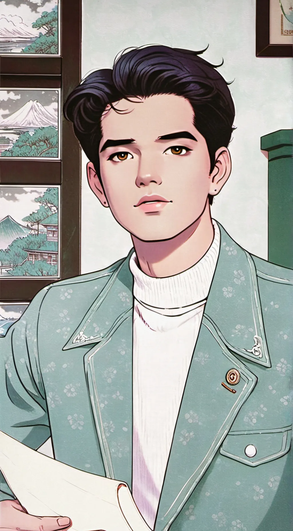 ai character: Pablo from SB-19 background
