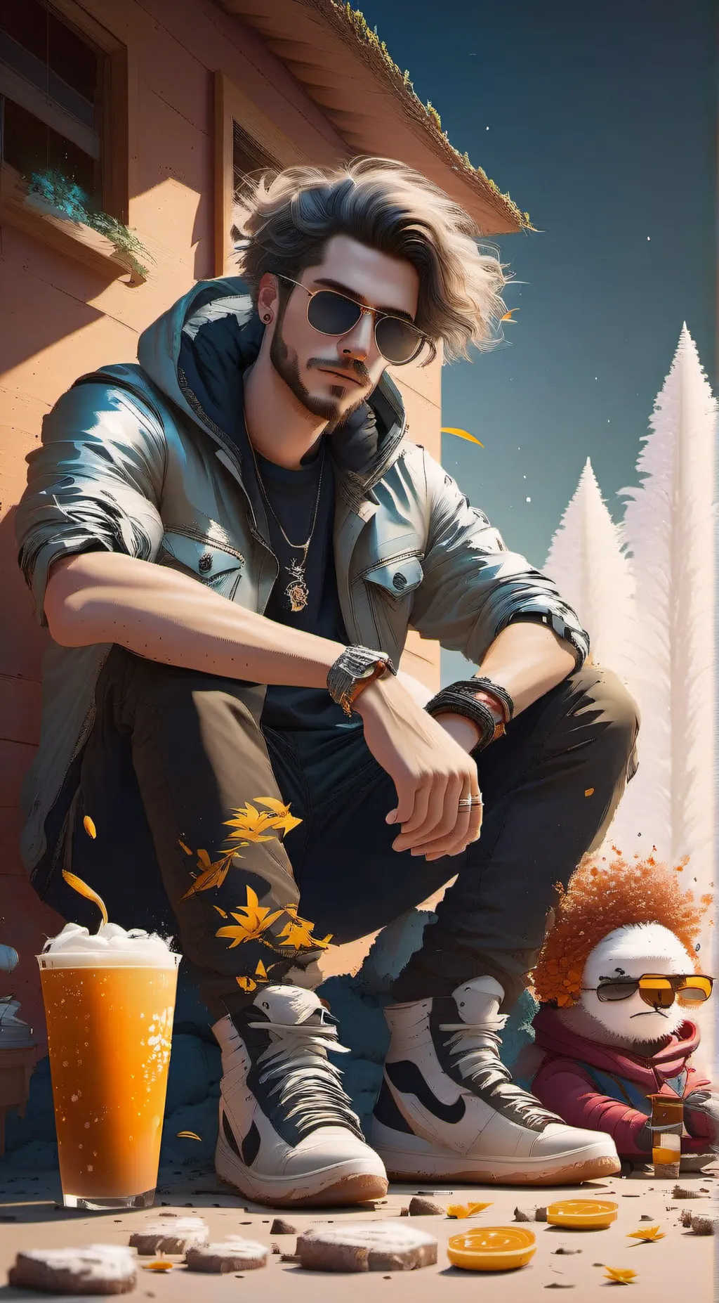 ai character: ) Ryan background