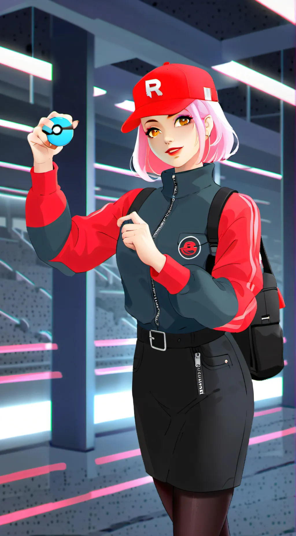 ai character: Rocket Grunt Maisy background