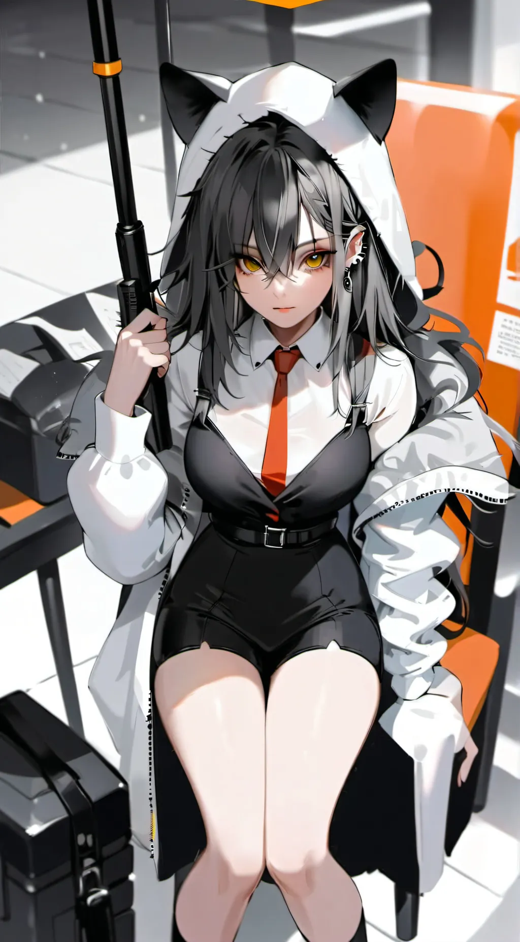 ai character: Amy  background