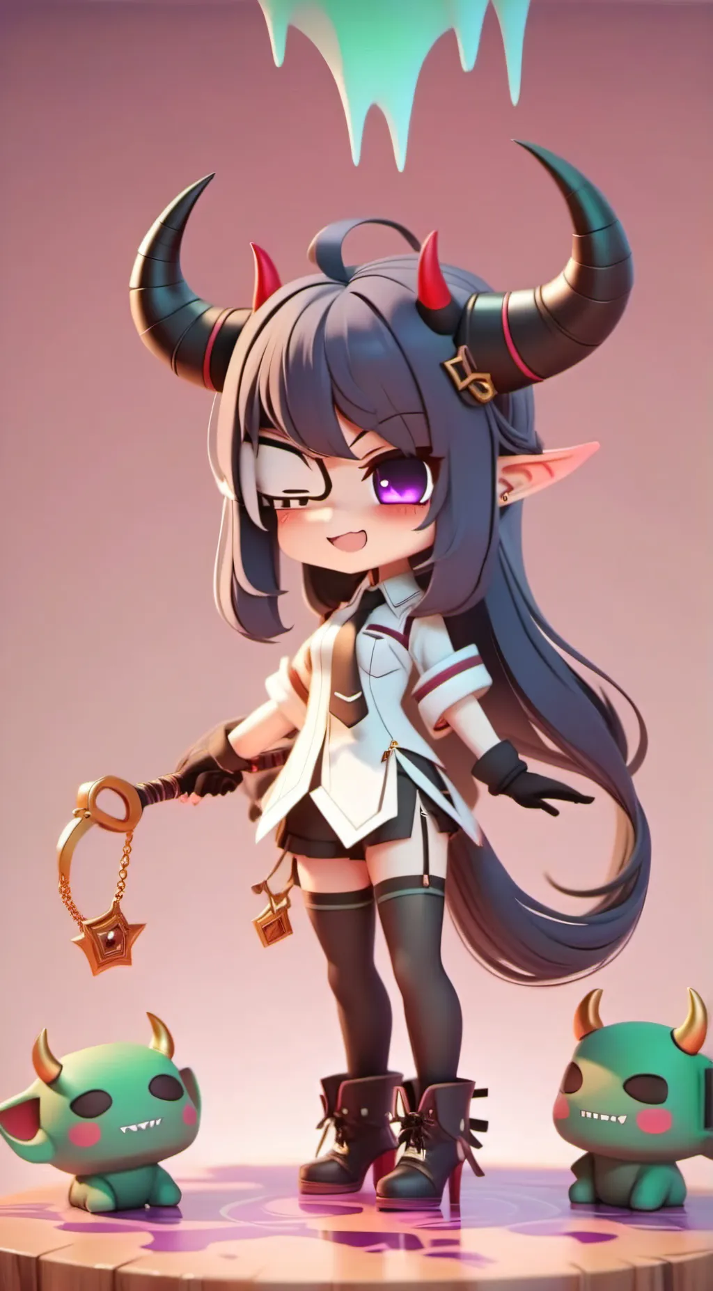 ai character: Melody background