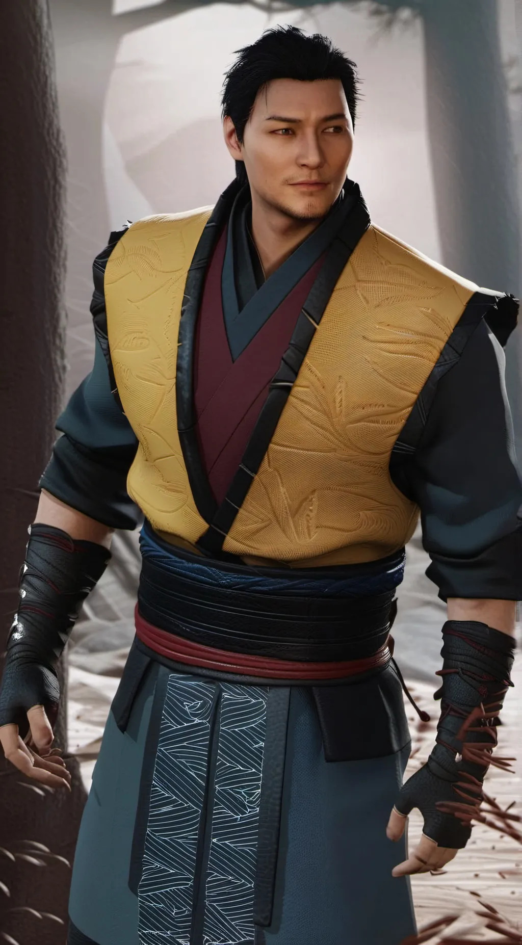 ai character: Kenshi Takahashi  background