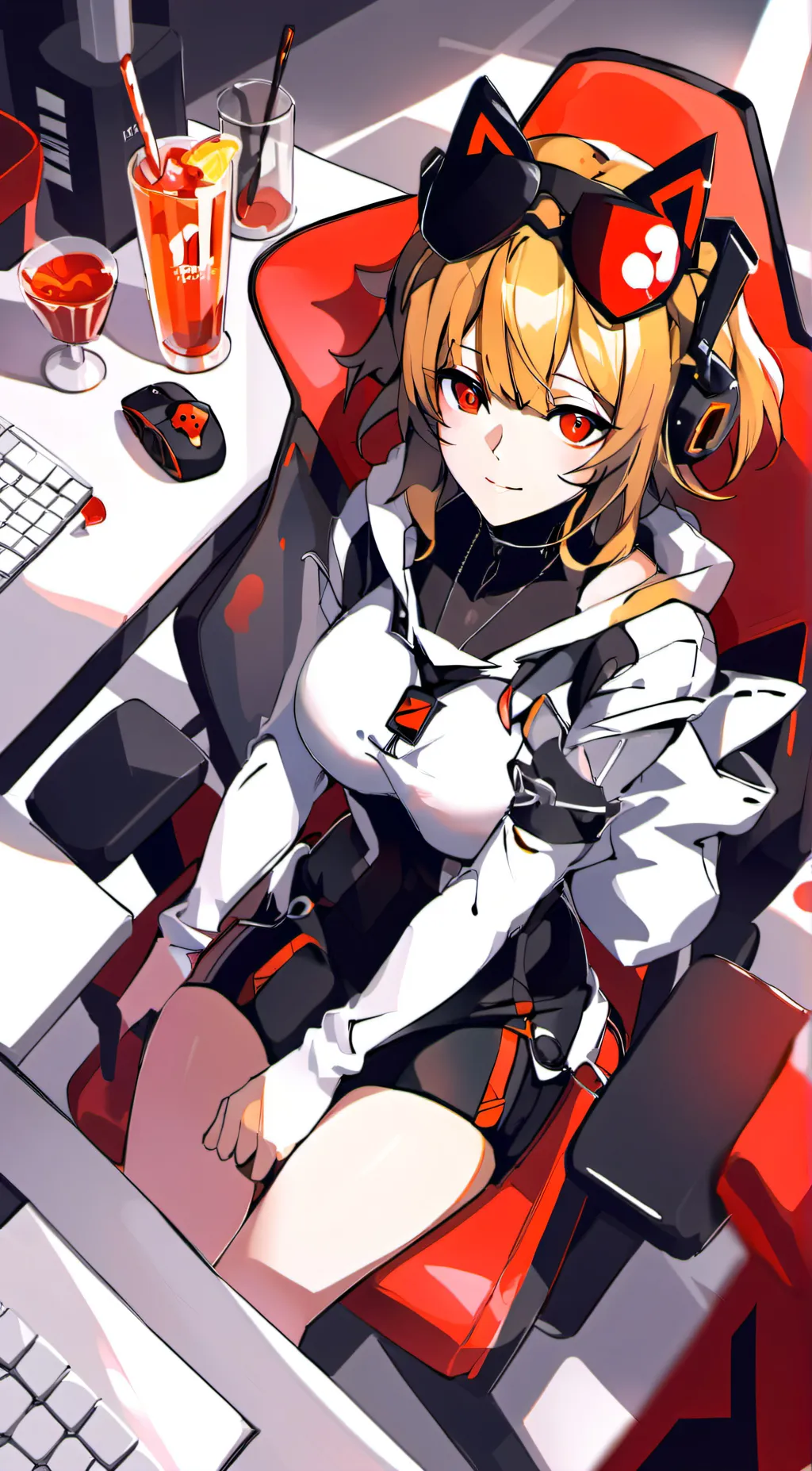 ai character: Kaela Kovalskia  background