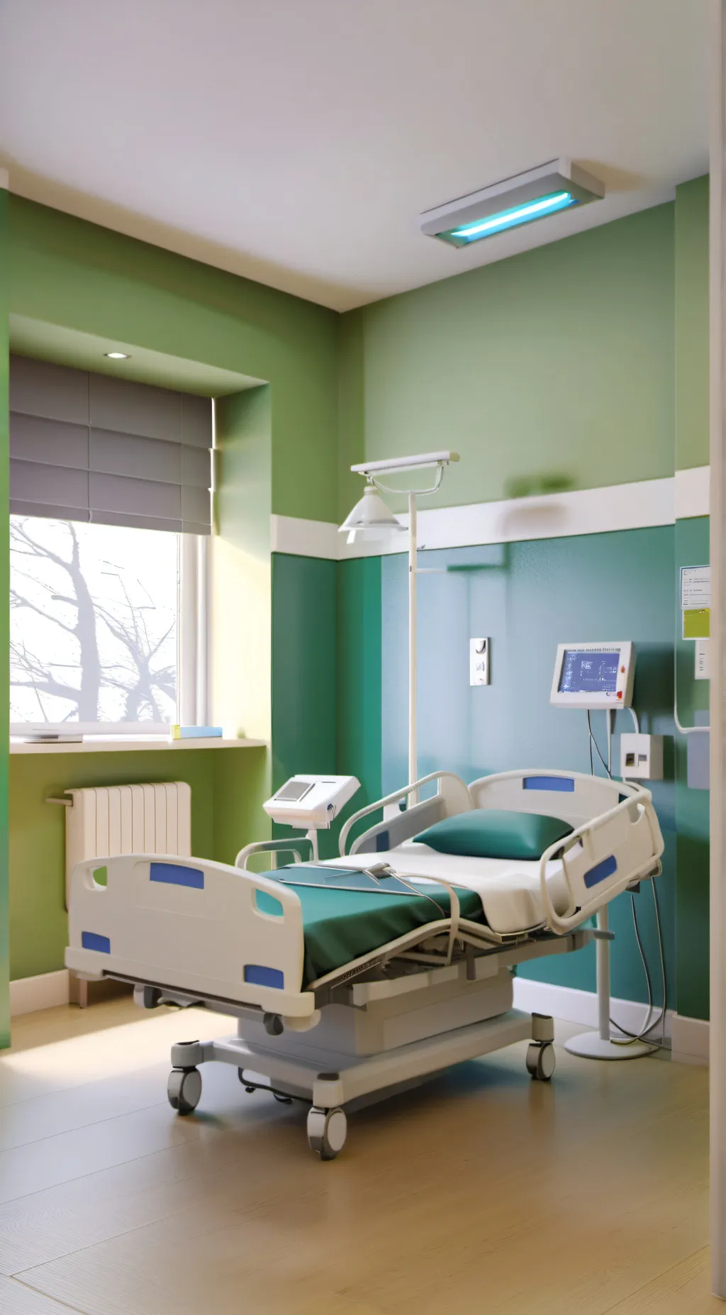 ai character: Hospital  background