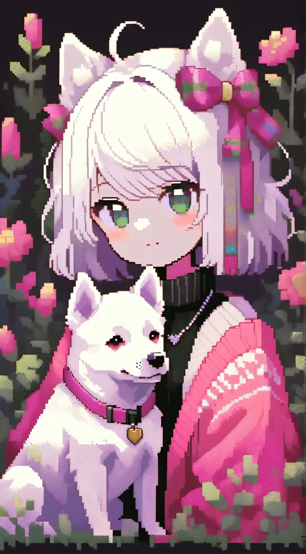 ai character: Lola the dog background