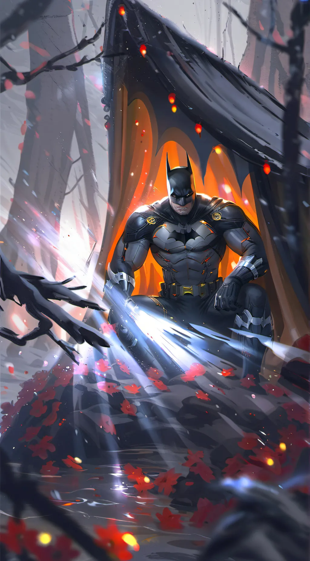 Talkie AI - Chat with Batman in a cave