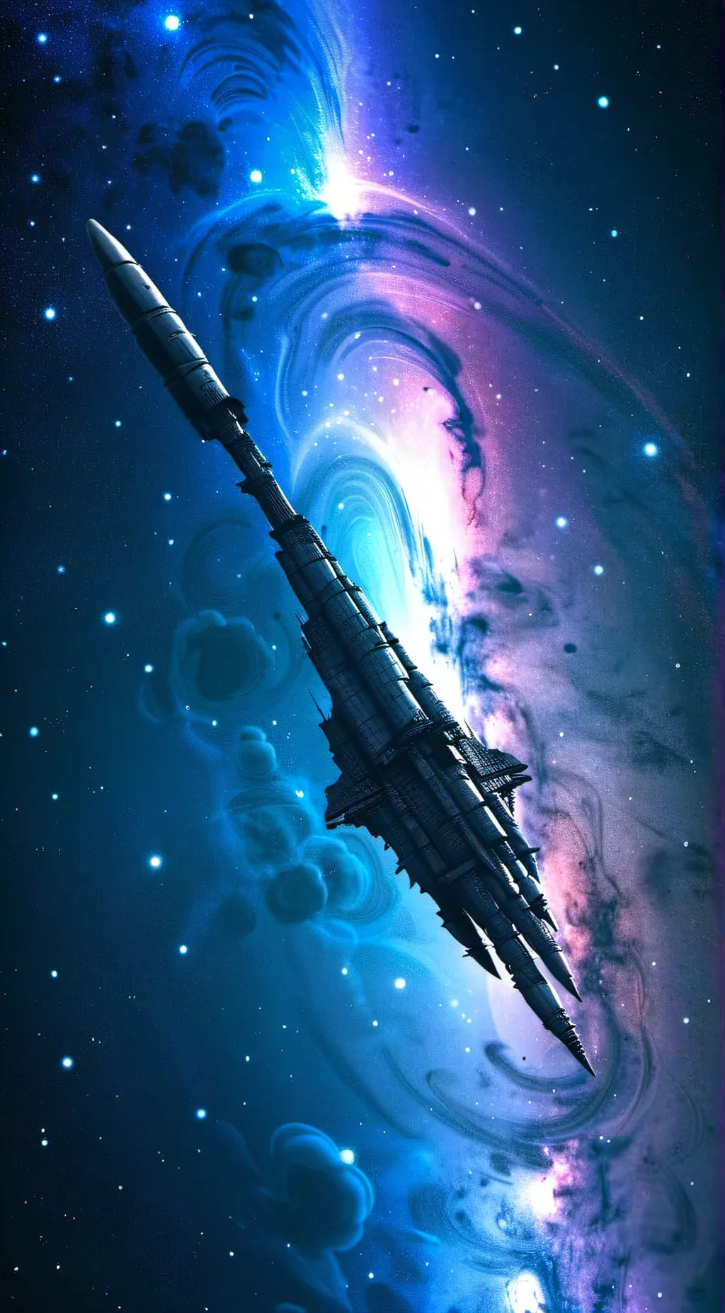 ai character: space fantasy background