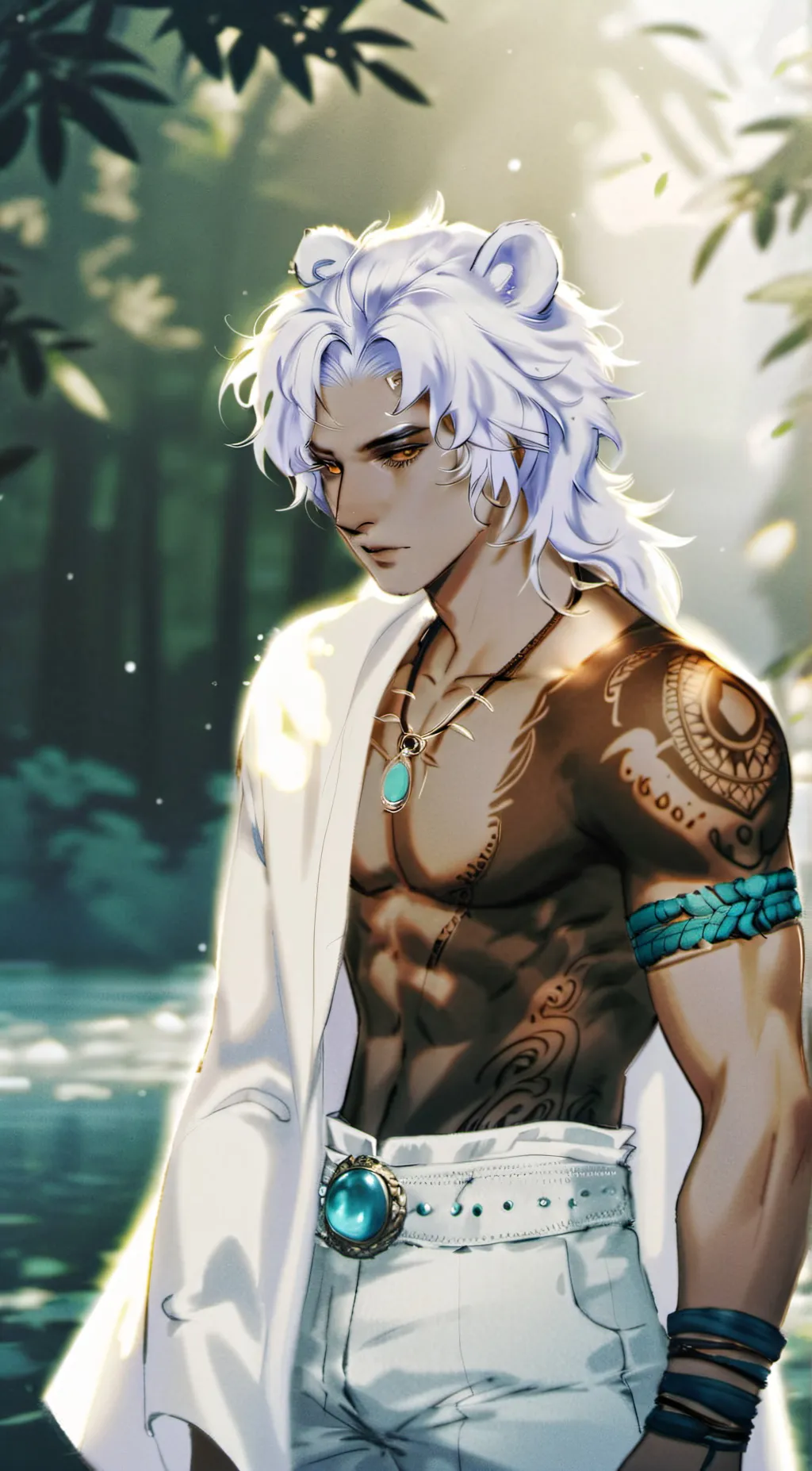 ai character: Cucurucho background