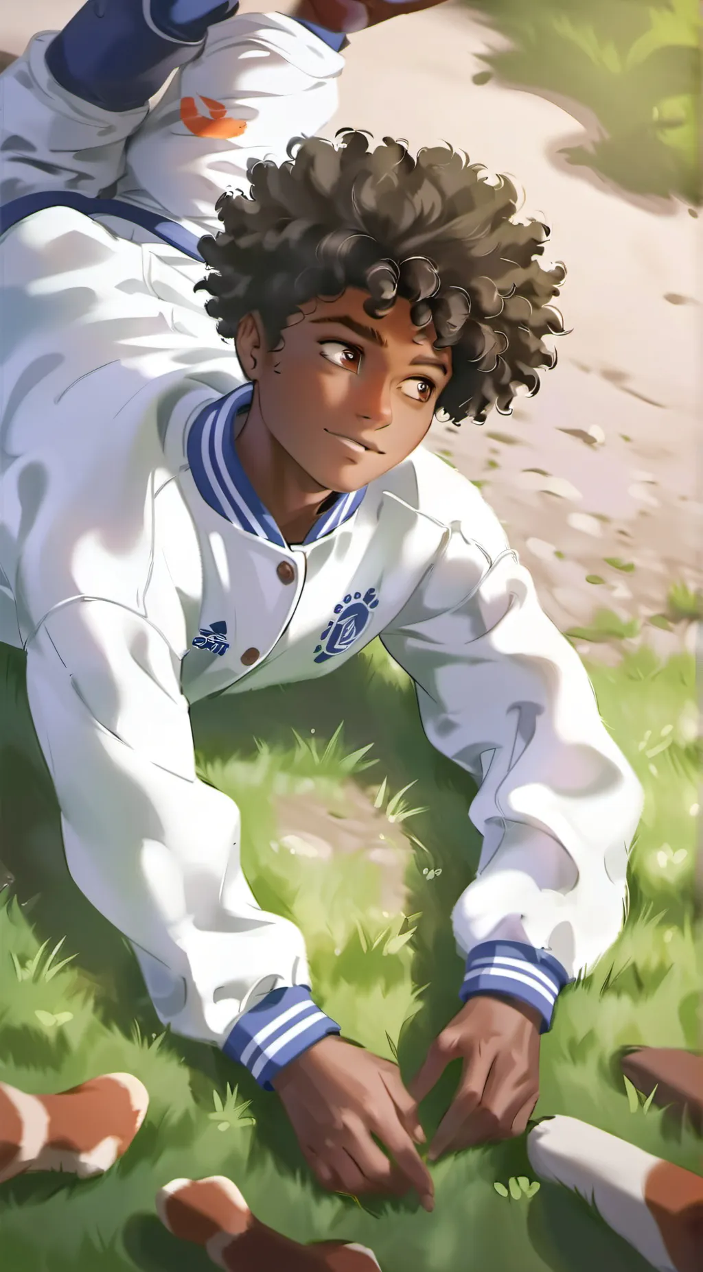 ai character: Carter peek background