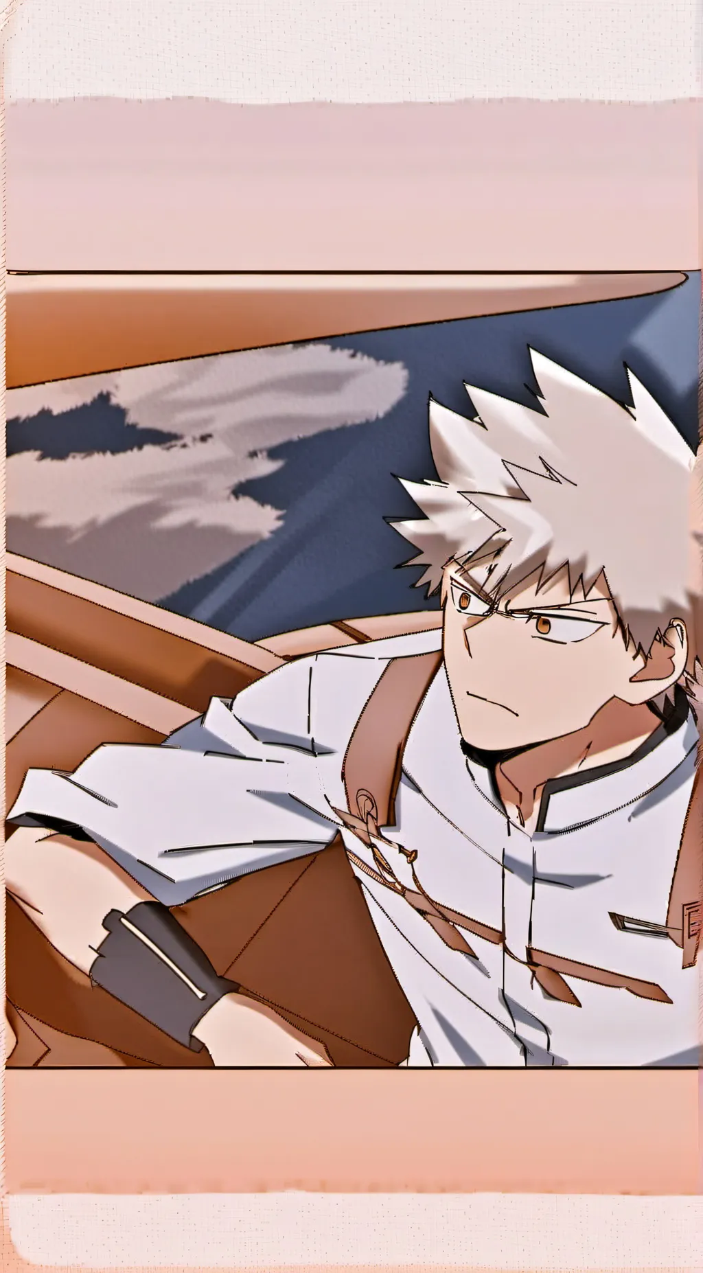 ai character: bakugo  background