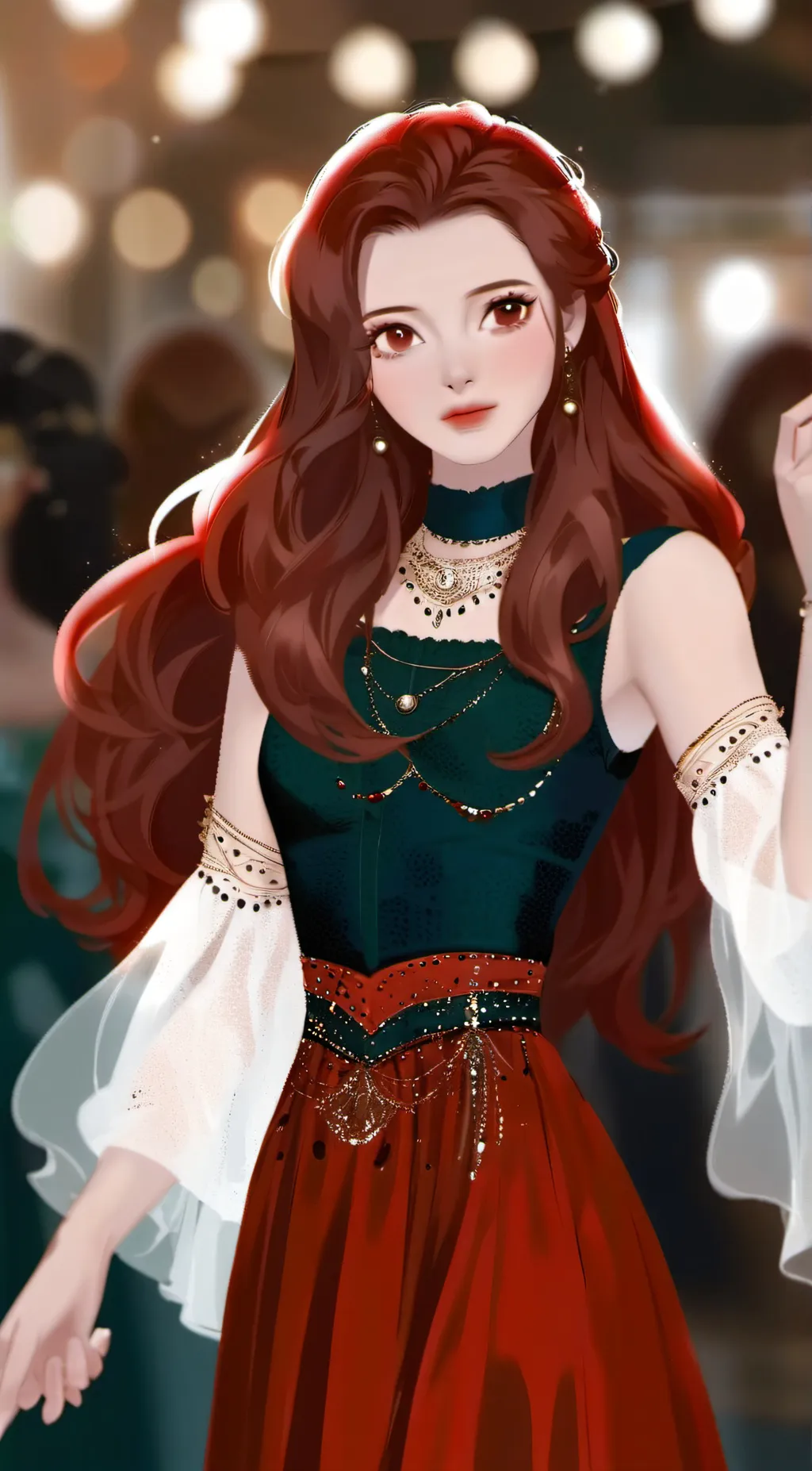ai character: lily background