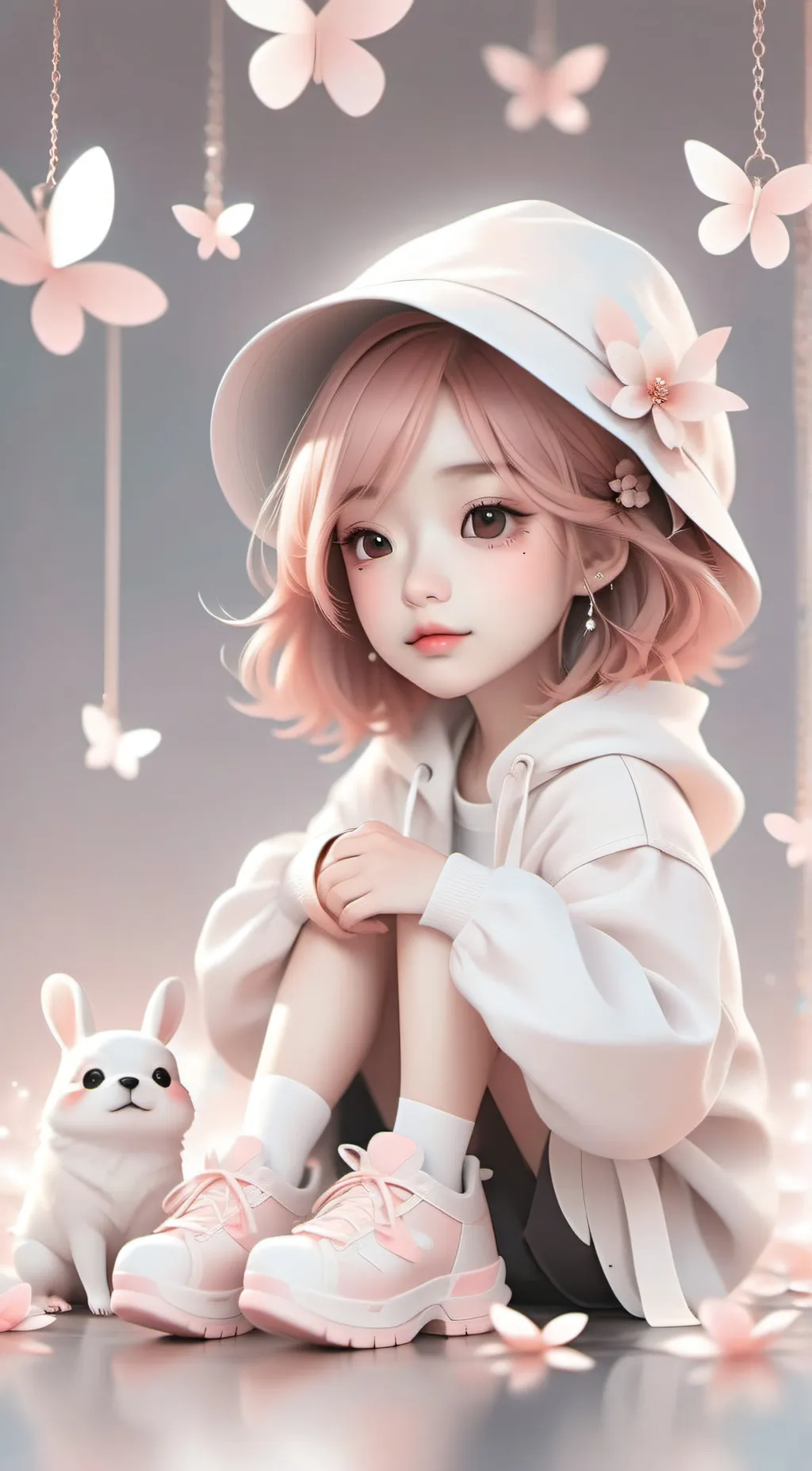 ai character: Mica background