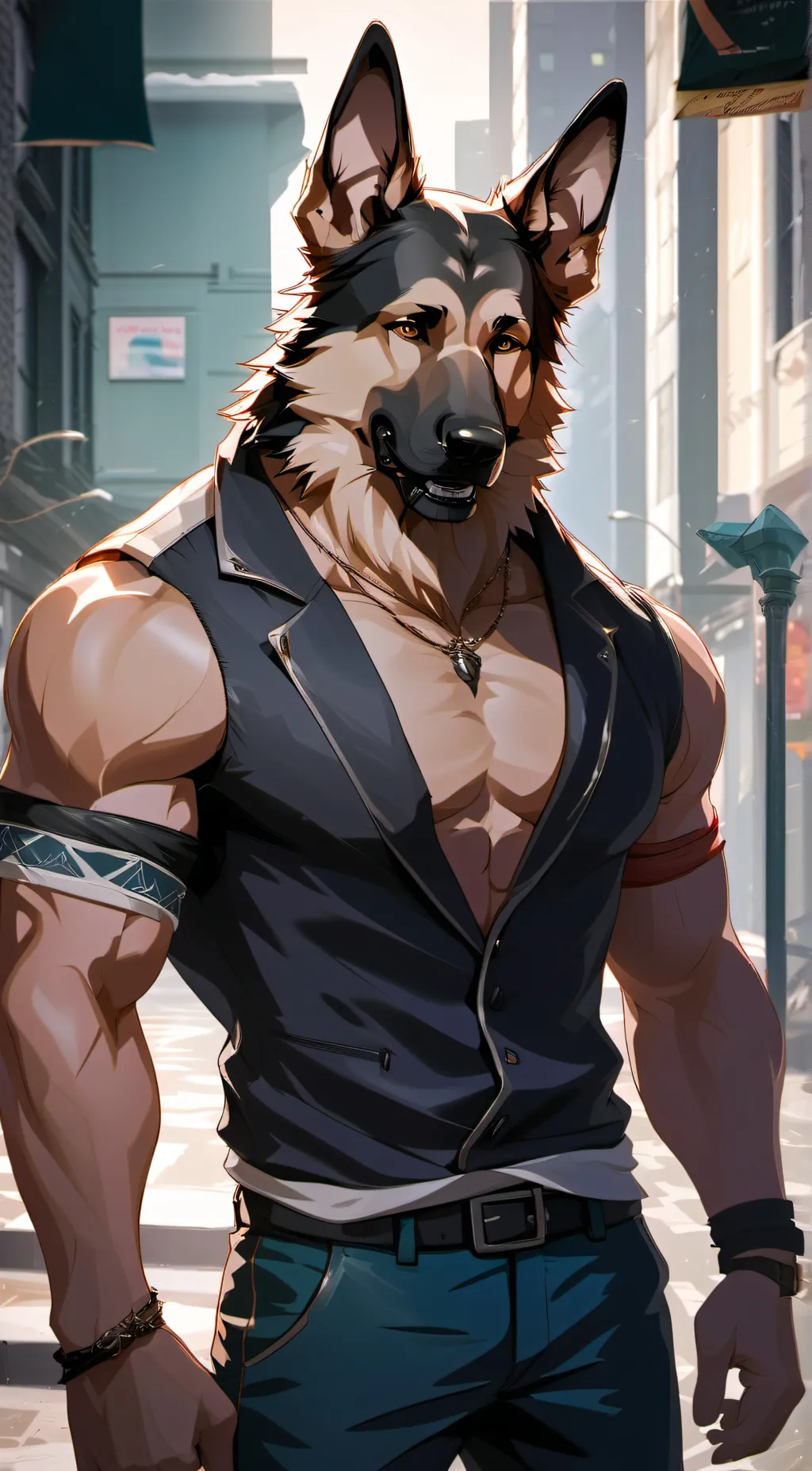 ai character: Max background