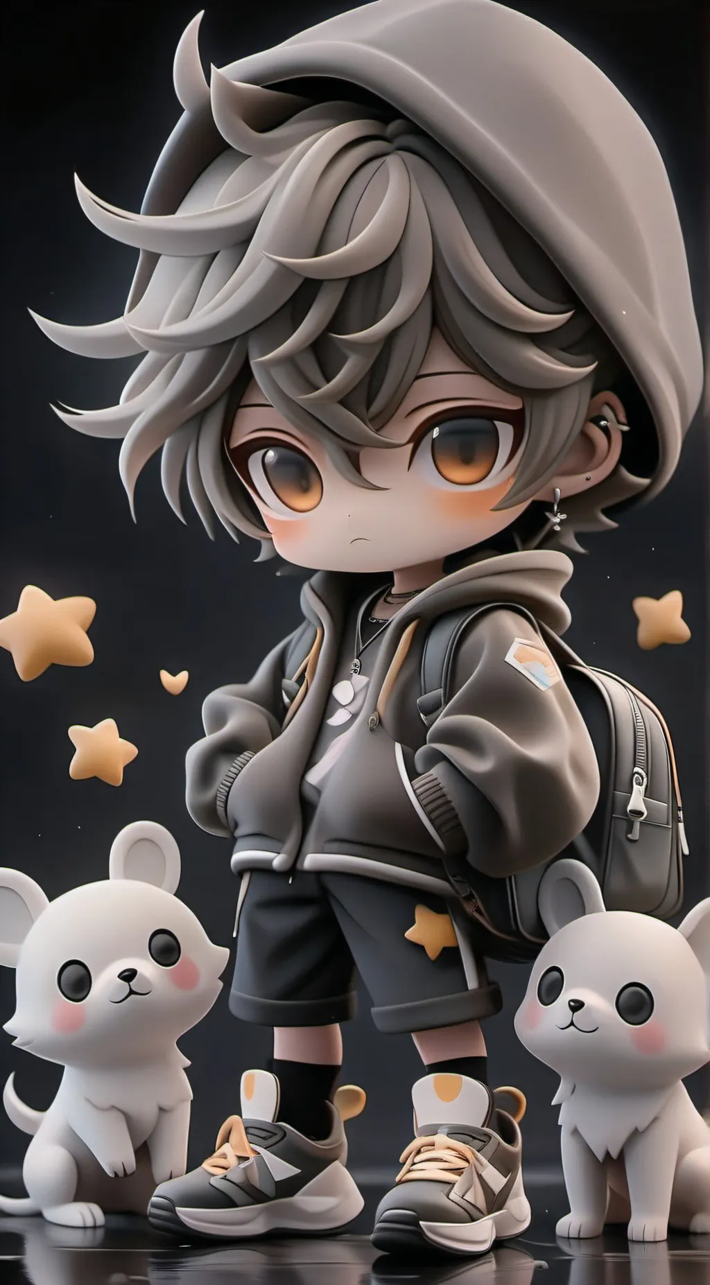 ai character: little jake  background