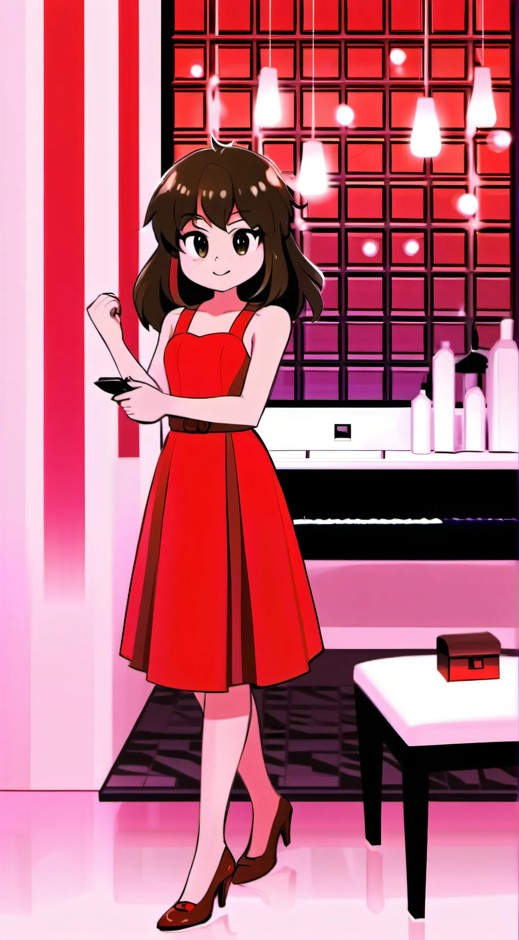 ai character: Girlfriend background