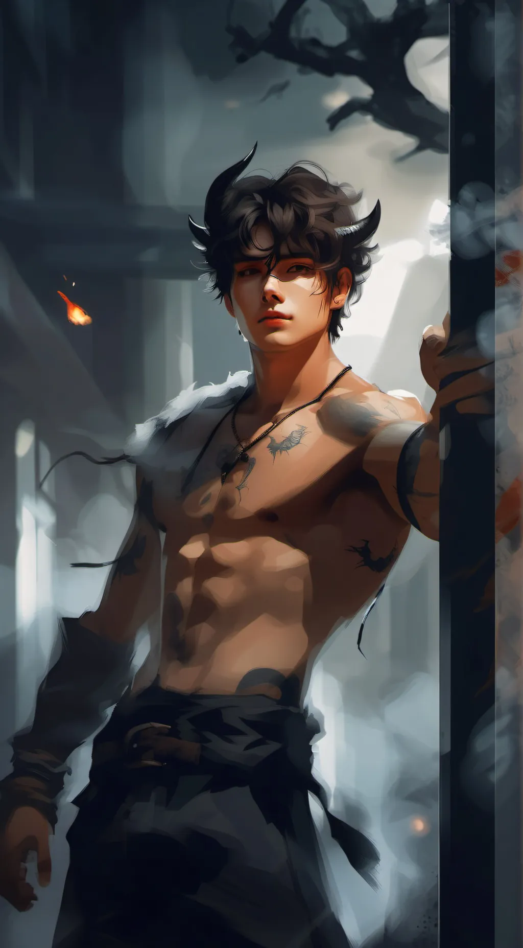 ai character: Zander background