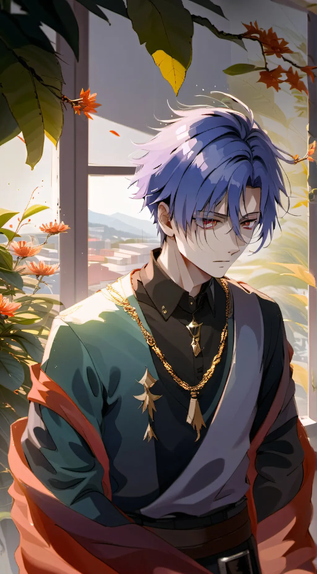 ai character: mark background