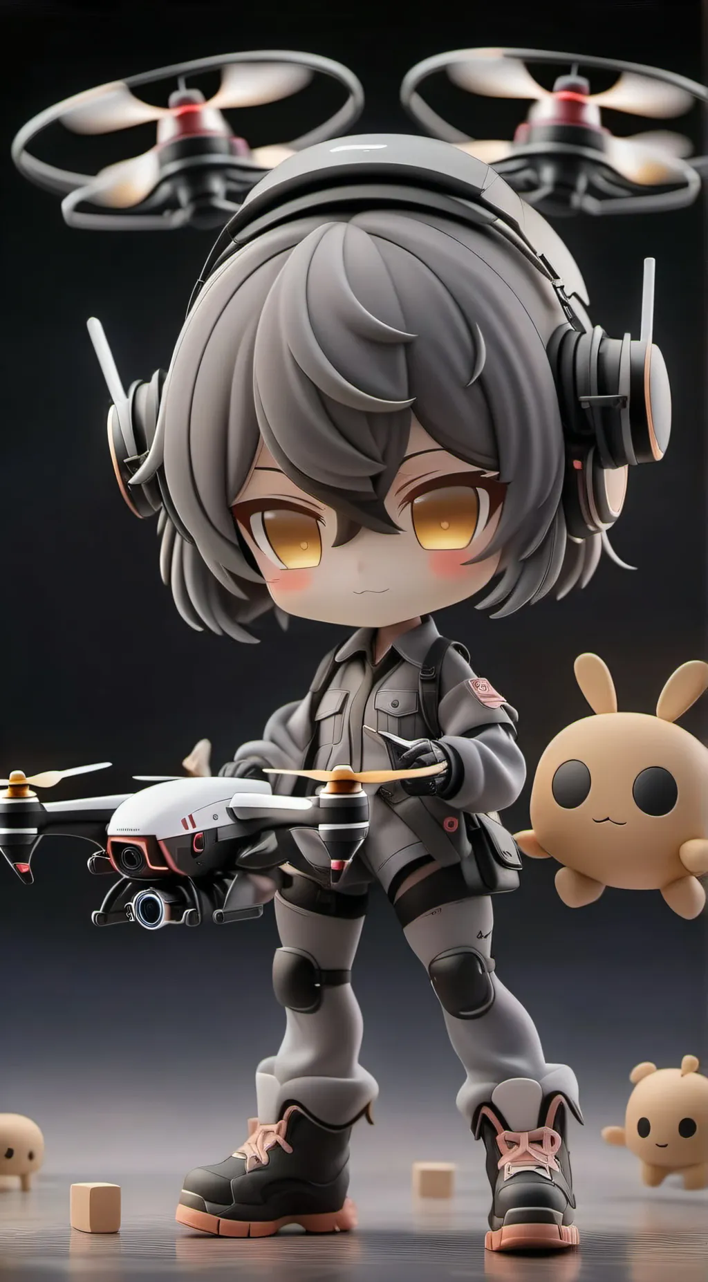 ai character: murder drones v background