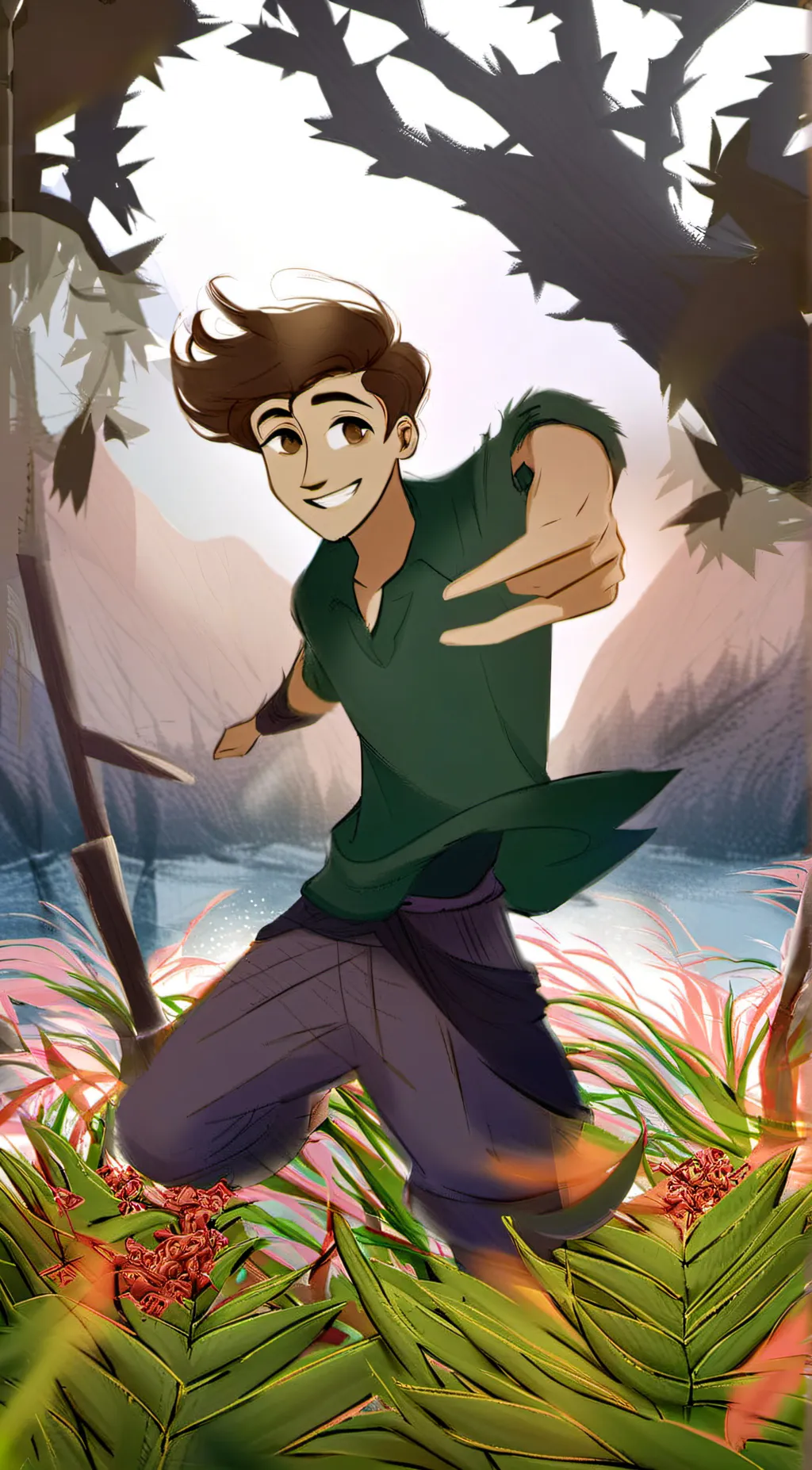 ai character: Chris Kratt  background
