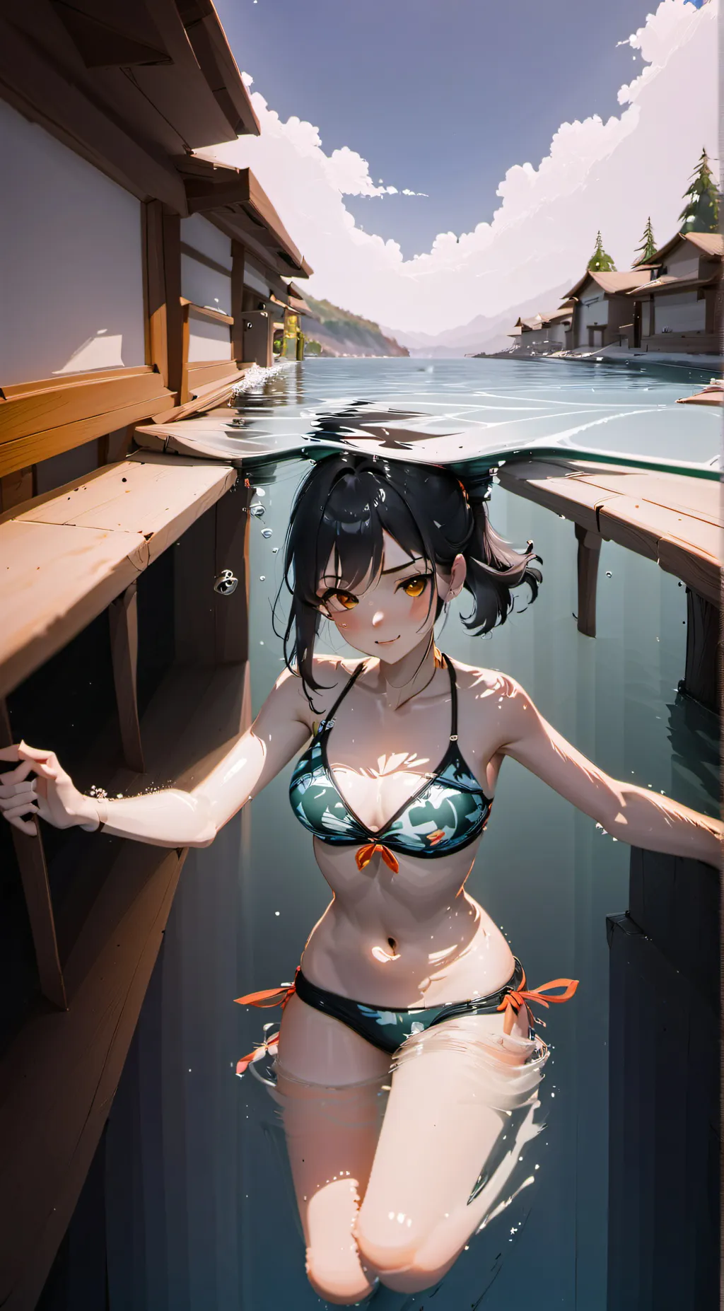 ai character: bubbles 🫧 background