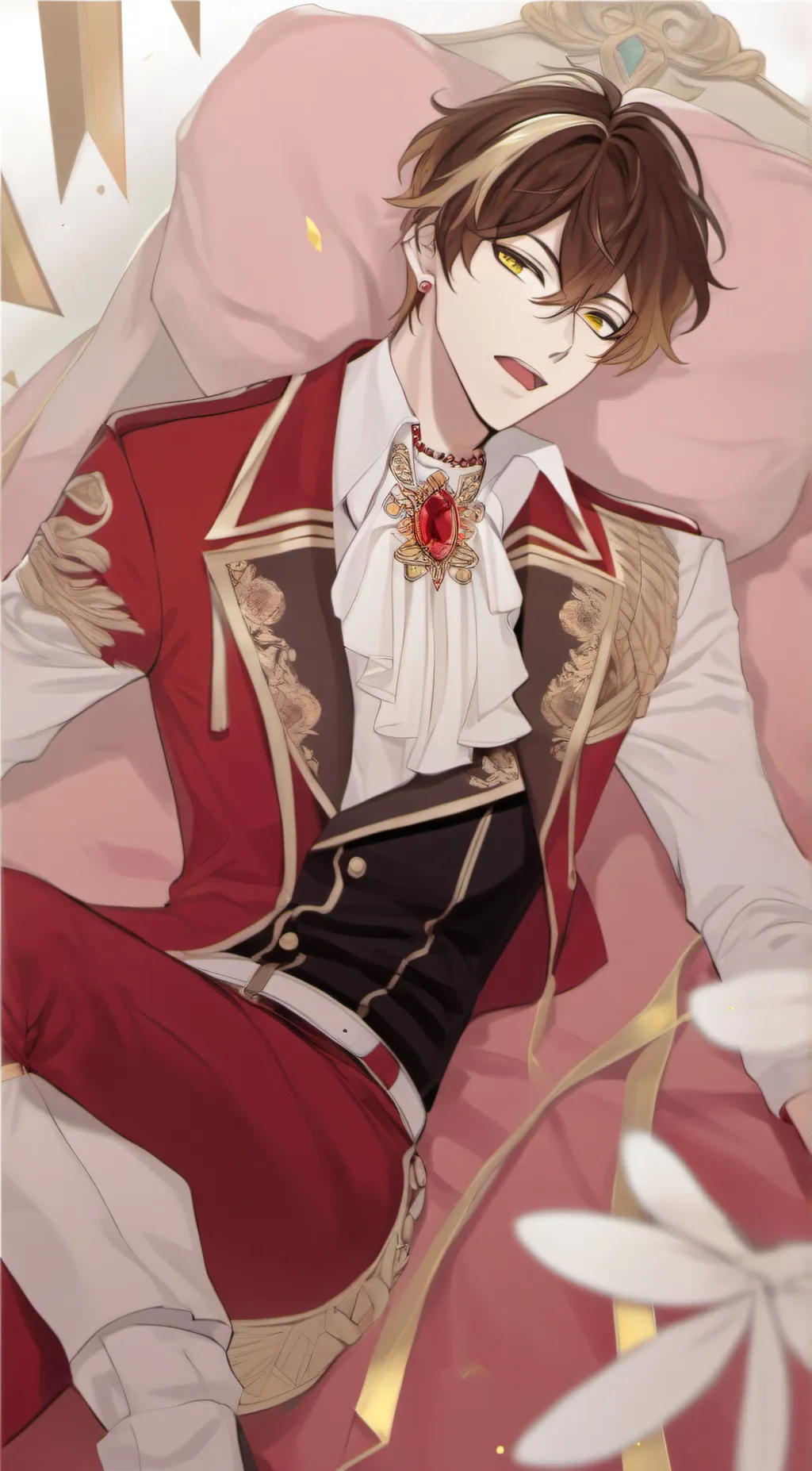 ai character: Prince kenji  background