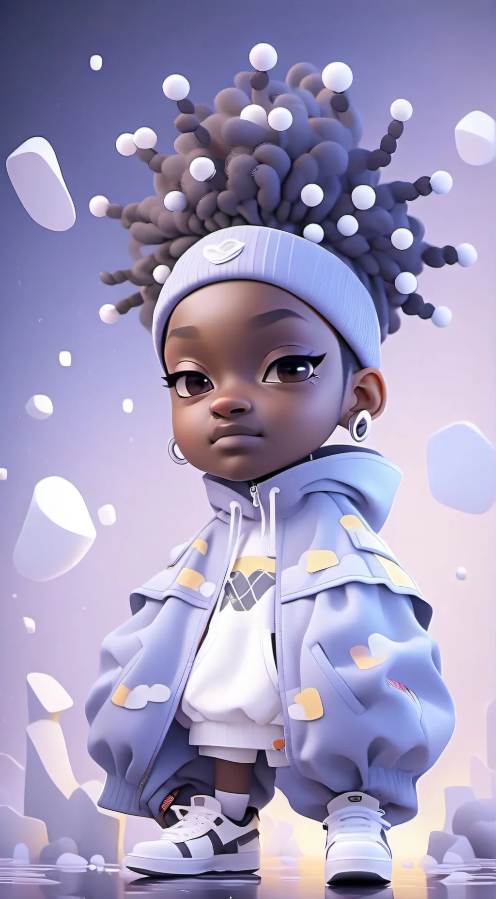 ai character: fancy  background
