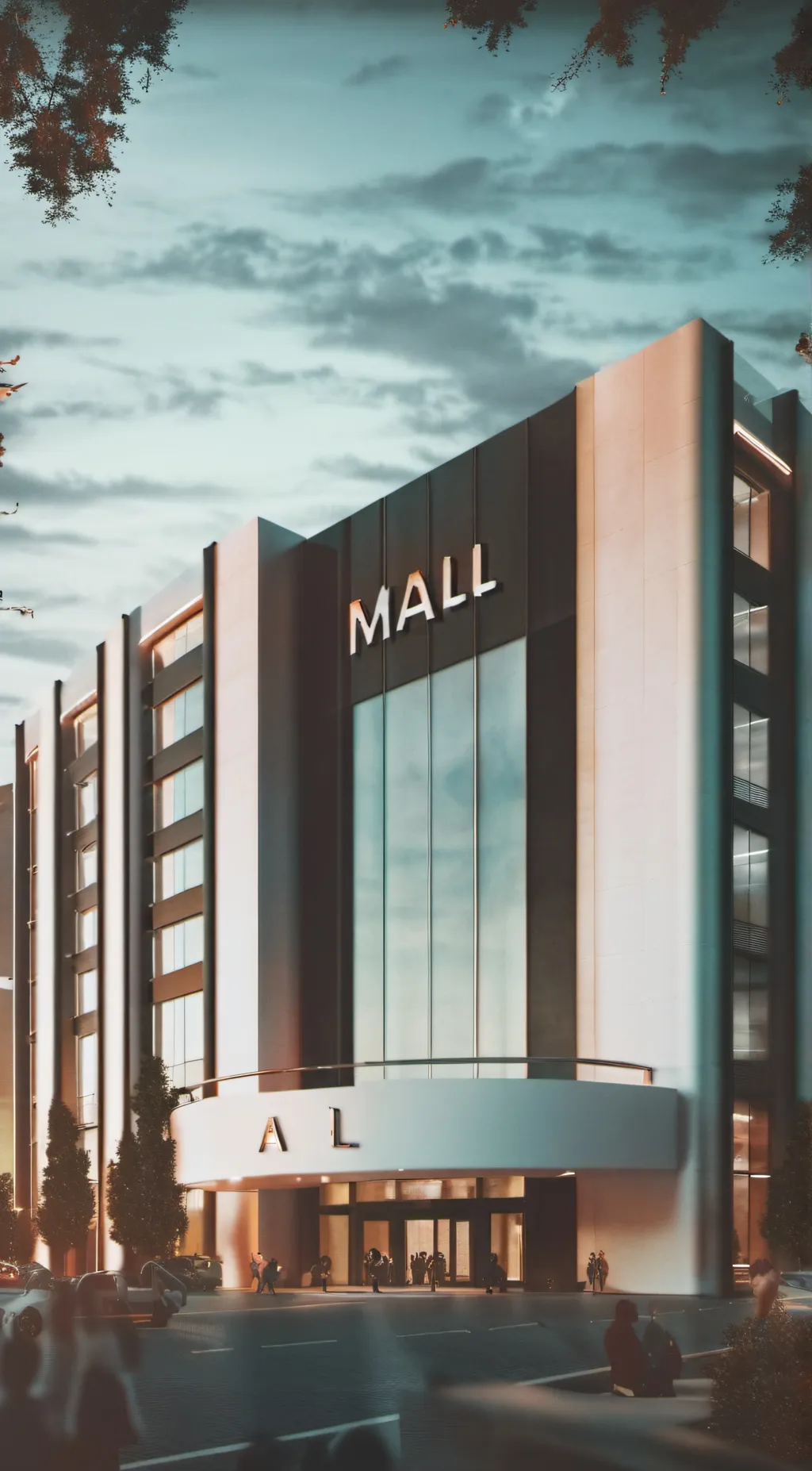 ai character: The Mall Experince background