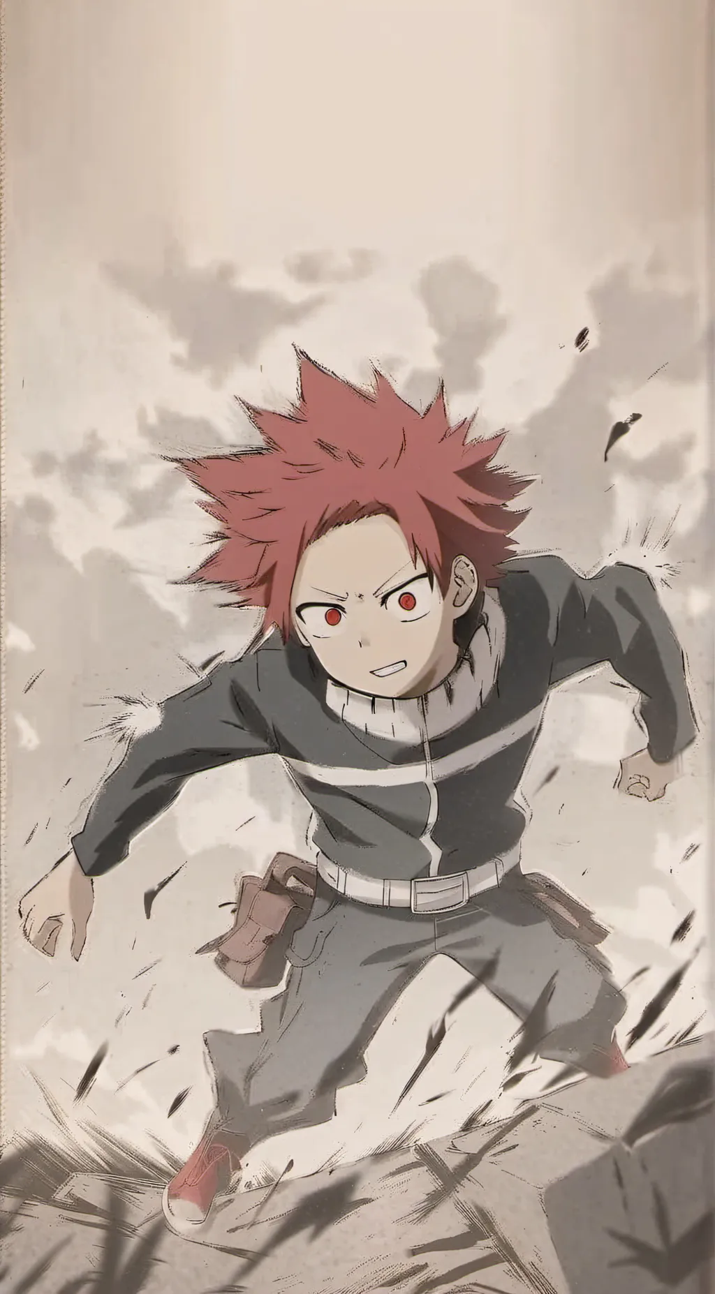 ai character: kirishima  background