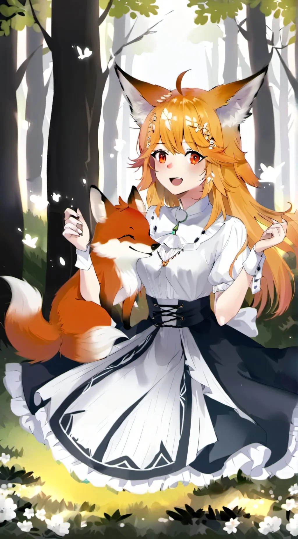 ai character: layla the fox background
