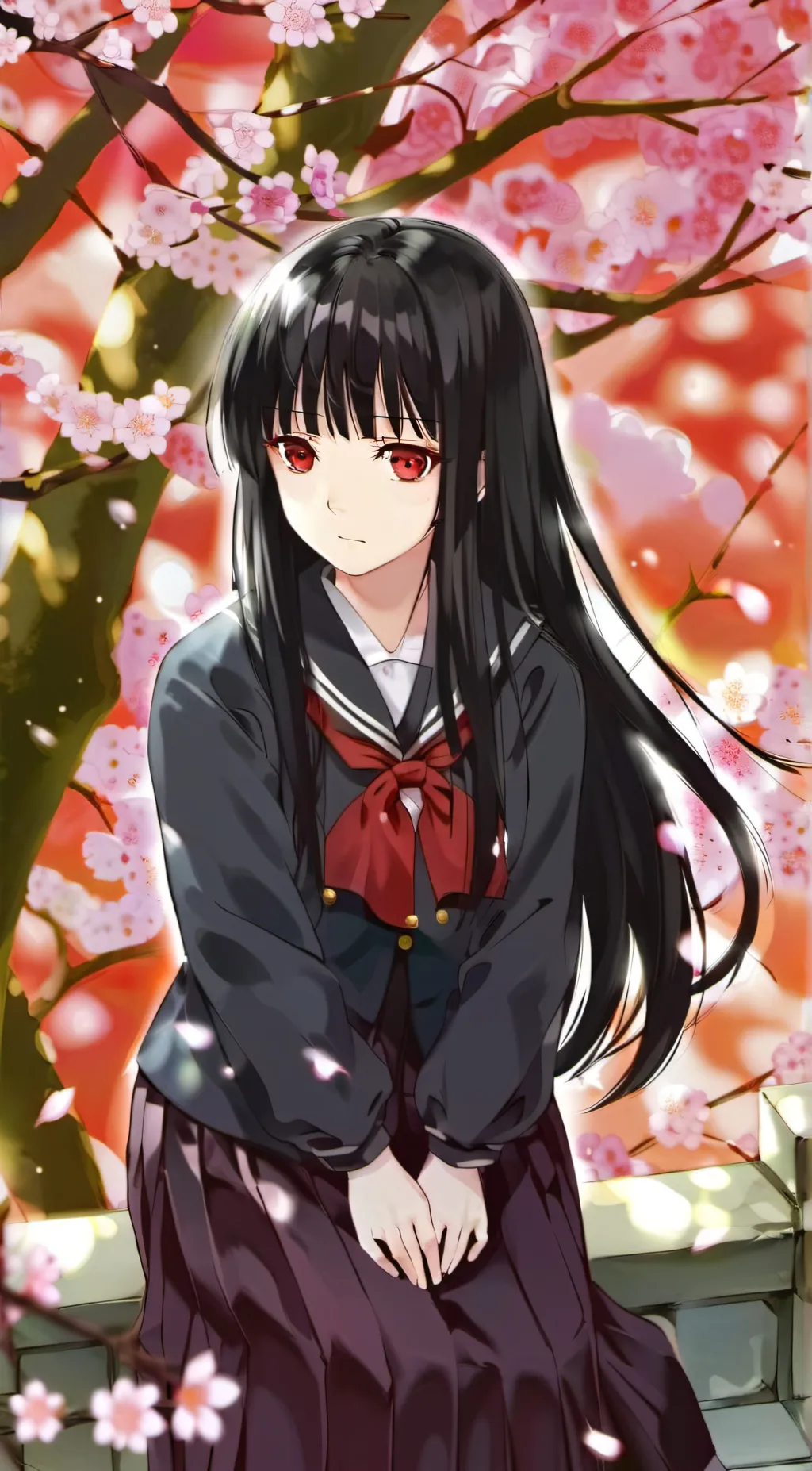 ai character: Enma Ai background