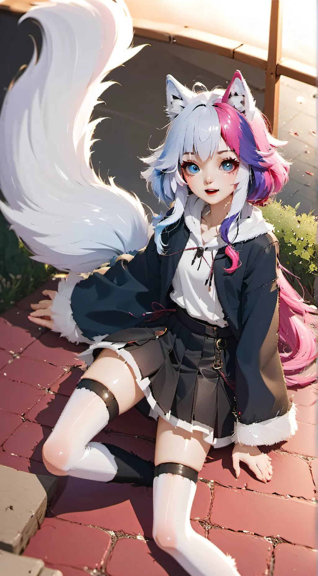 ai character: Silvervale background