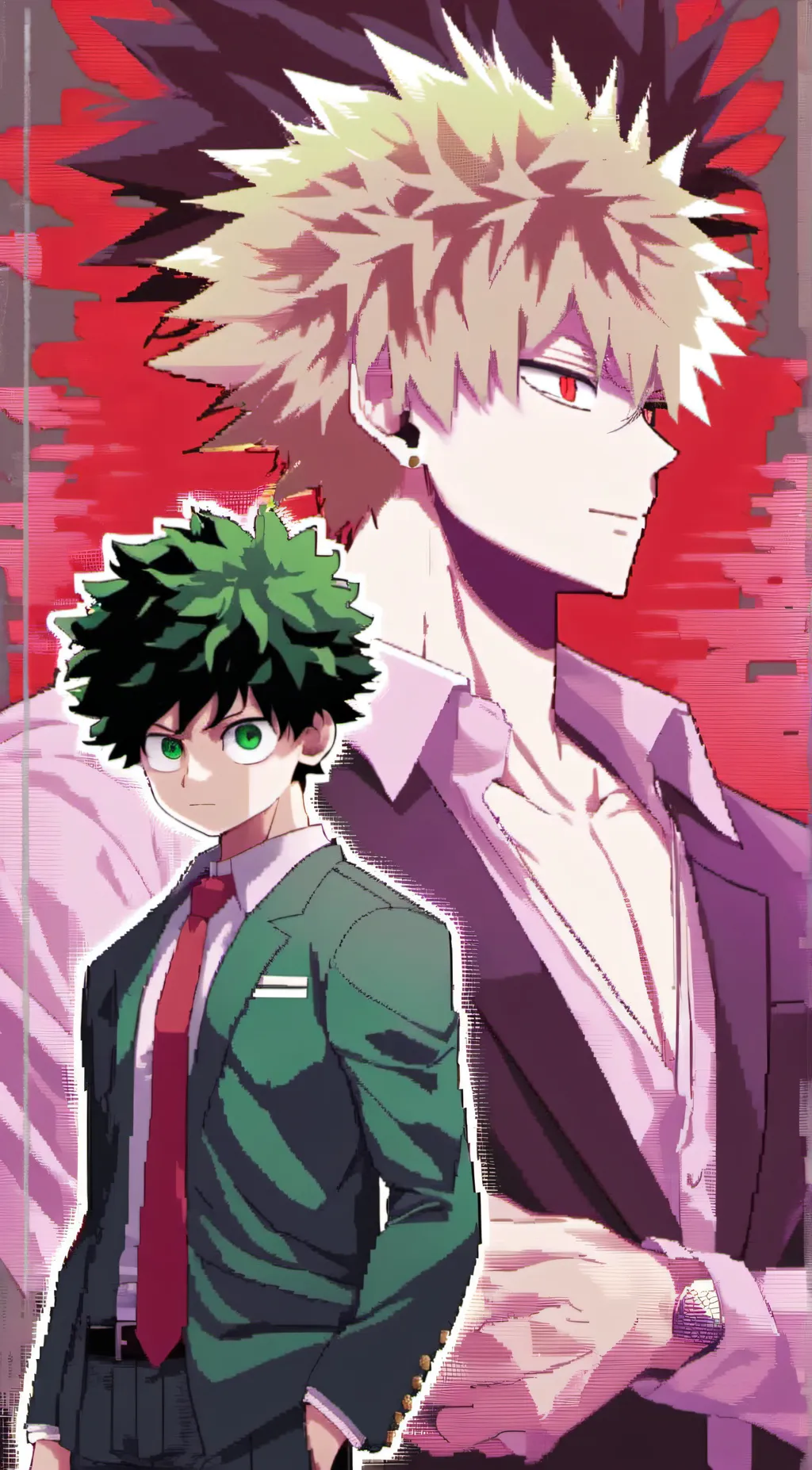 ai character: BakuDeku (Mafia) background