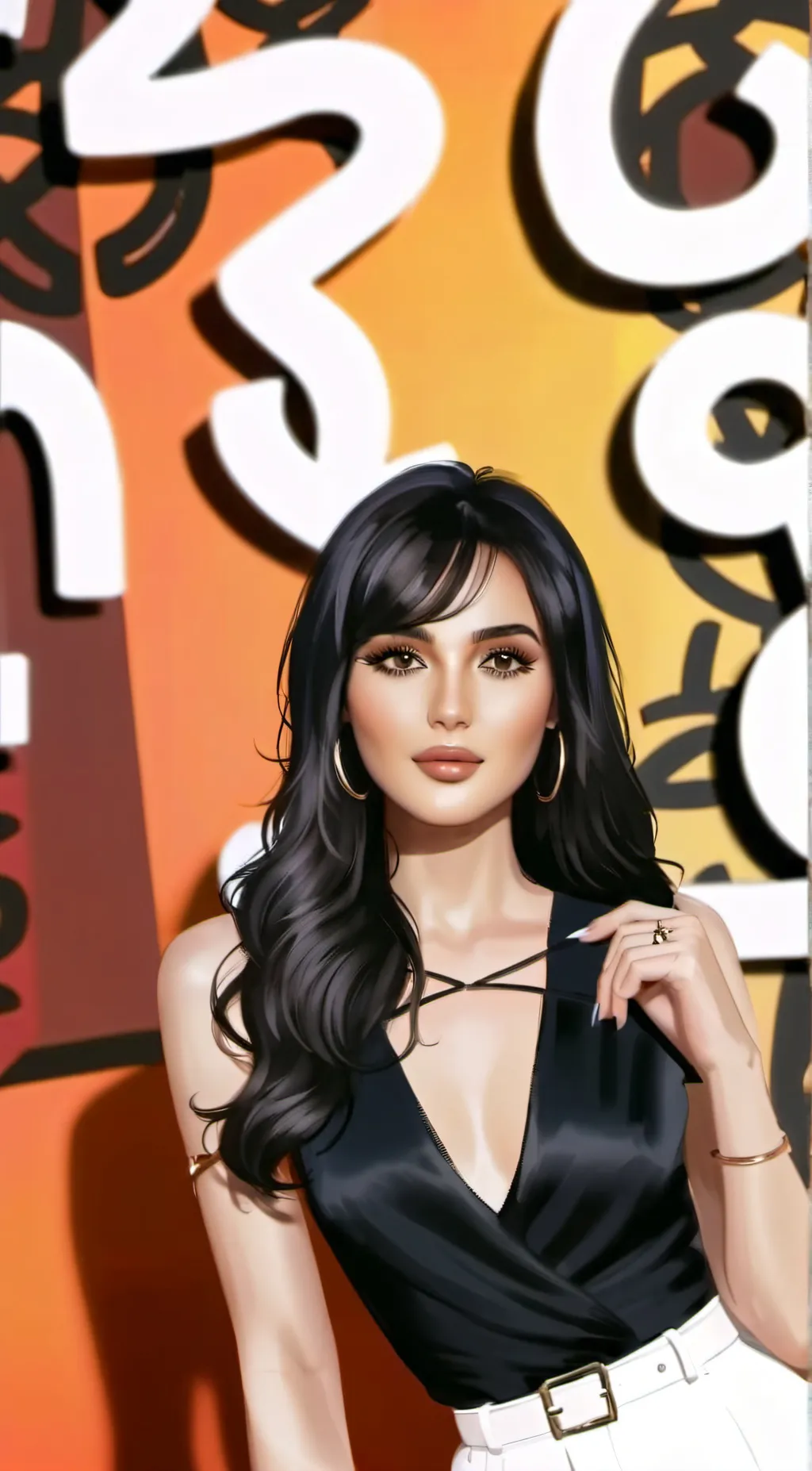 ai character: sssniperwolf  background