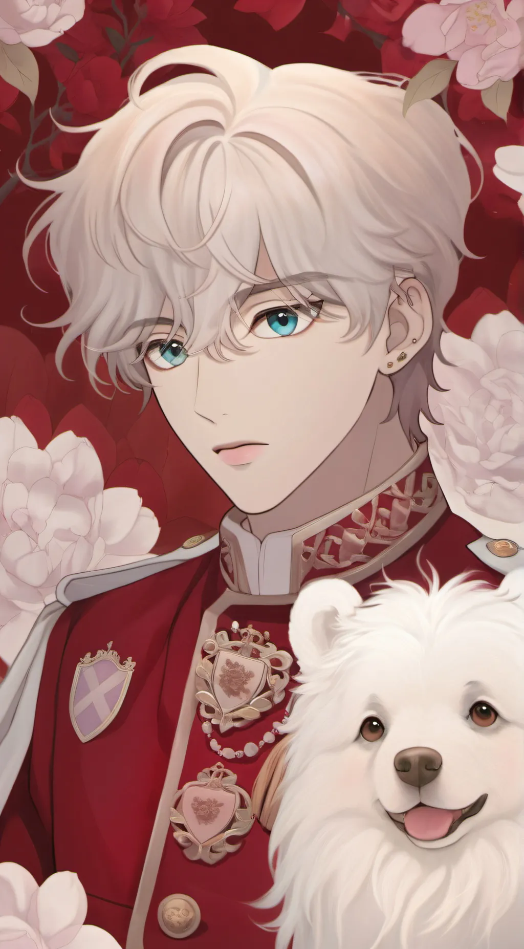 ai character: Prince William  background