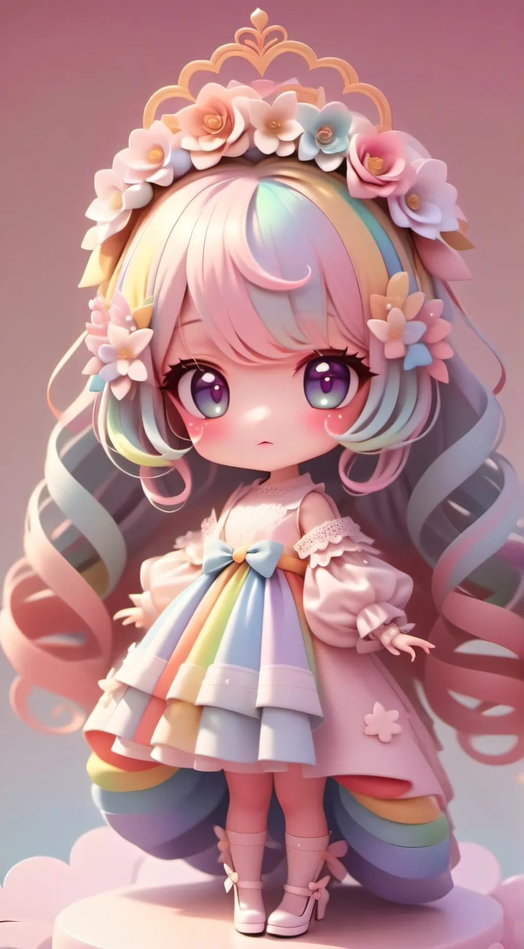 ai character: Pastelina  background