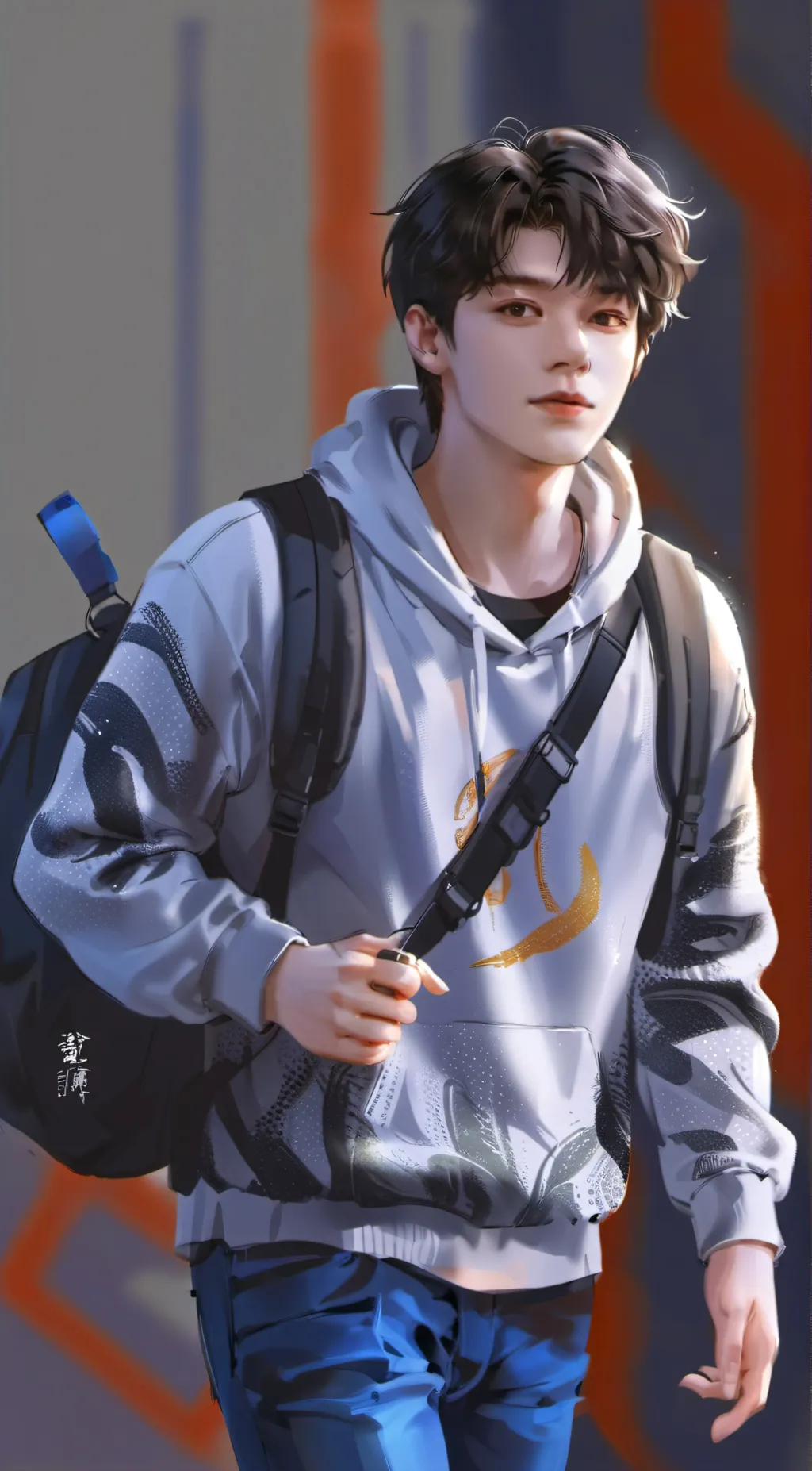 ai character: Cameron  background